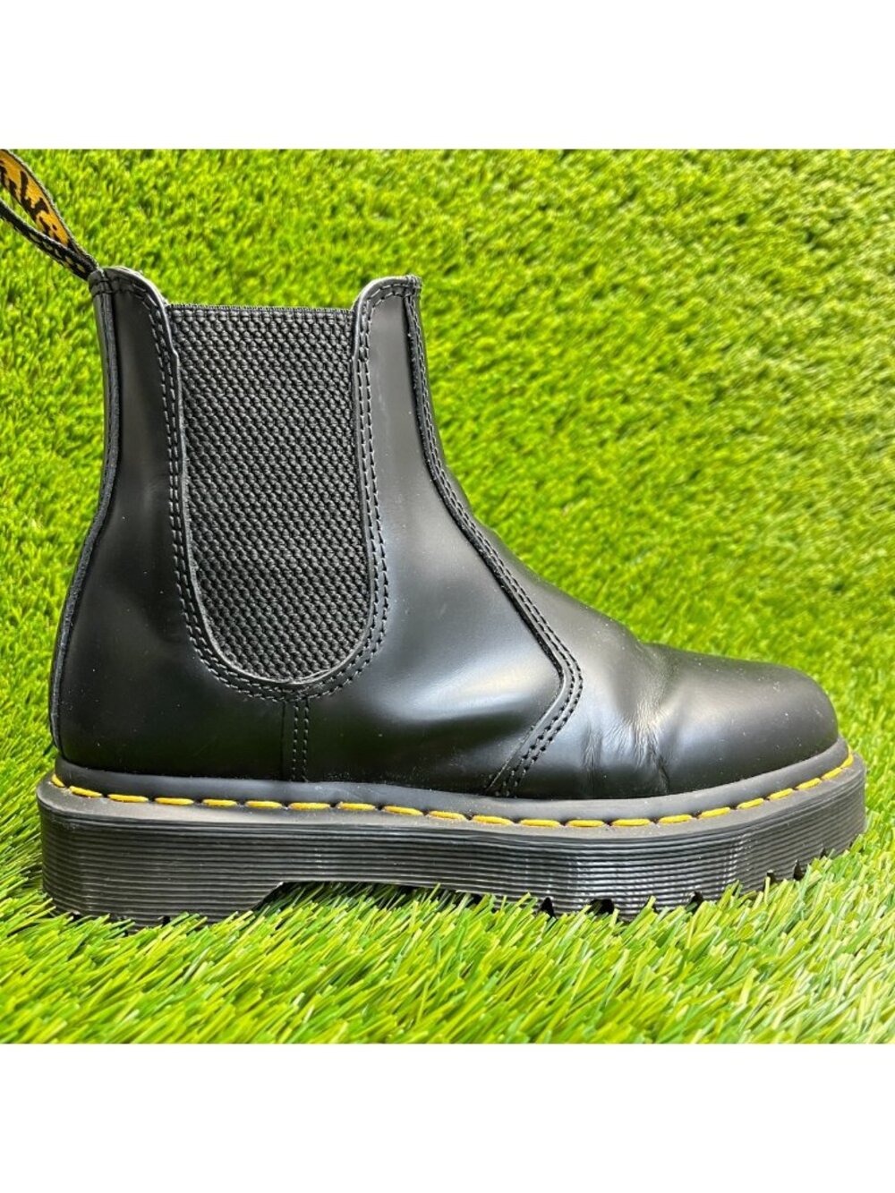 Dr. Martens 2976 Bex Womens‎ Size 5 Black Classic Outdoor Leather Chelsea Boots